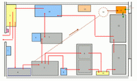 План-схема участка ремонта гидравлических
                гасителей